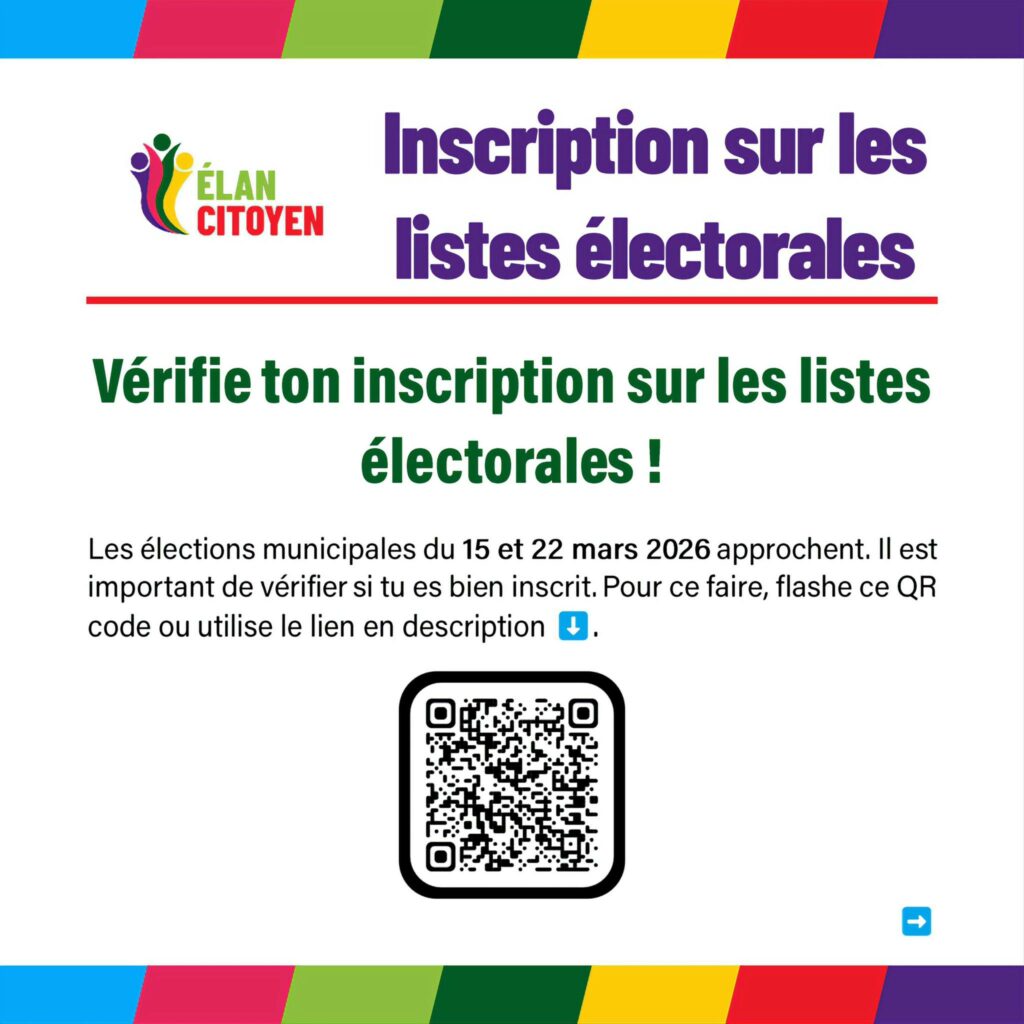 Vérifiez si vous êtes bien inscrit sur les listes éléectorales